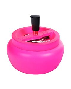 Drehaschenbecher - Neon Matt Pink