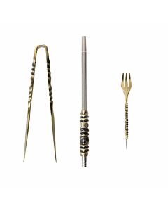Shisha Besteck Set Amy Celtic Gold