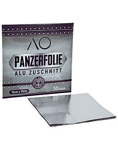 Shisha Folie AO Panzerfolie - 50er, quadratisch