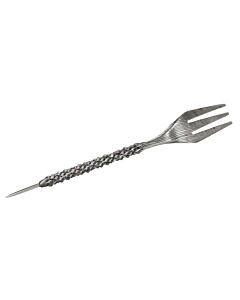 Lochstecher Azlan Gabel Dot Silber