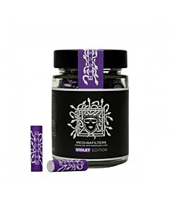 Medusa Violette Aktivkohlefilter, 100er Glas
