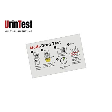 Multi Drogentest 10fach - Selbsttest - Urintest