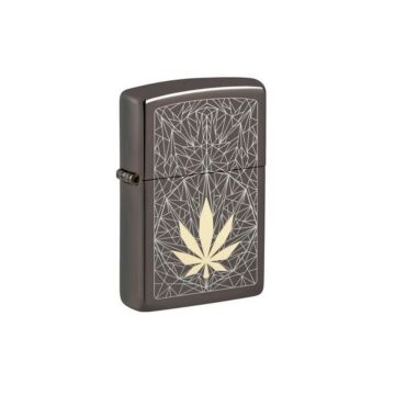 Zippo Feuerzeug - Black Ice Cannabis