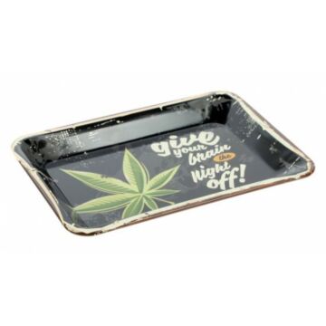 Rolling Tray "Night off " Klein