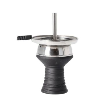 Azlan Stoner Tabakkopf Set mit Kaminaufsatz Black Night