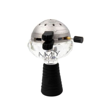 Tabakkopf Set Amy New Age Globe Schwarz