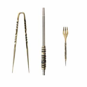 Shisha Besteck Set Amy Celtic Gold