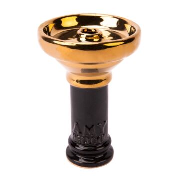 Tabakkopf Amy 008 Gold Schwarz