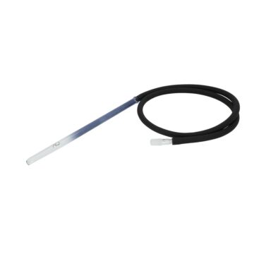 Schlauchset AO Glasmundstück Round Schwarz