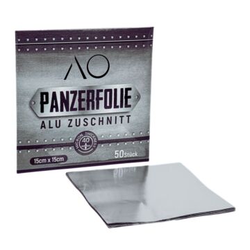 Shisha Folie AO Panzerfolie - 50er, quadratisch