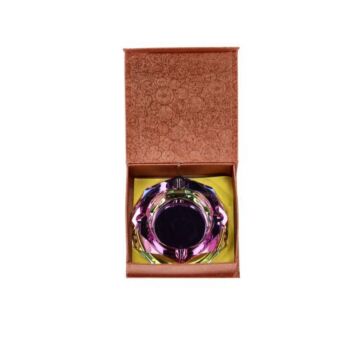 Glasaschenbecher Diamant - Rainbow Pink
