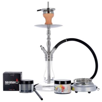 Azlan Hustler Steel Shisha Bundle