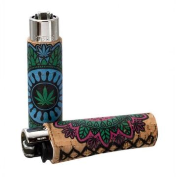 Feuerzeug Clipper Kork - Leafy Dream, Assortiert