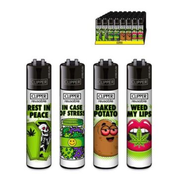 Feuerzeug Clipper - Backed, Assortiert