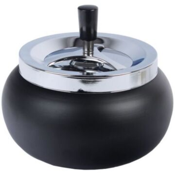 Drehaschenbecher Looma - Matt Schwarz