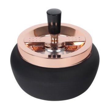 Drehaschenbecher - Rose Black