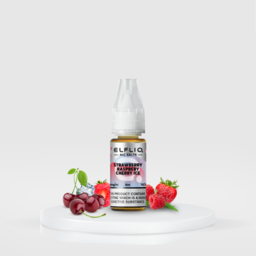 ELFBAR ELFLIQ 20mg Strawberry Raspberry Cherry ICE