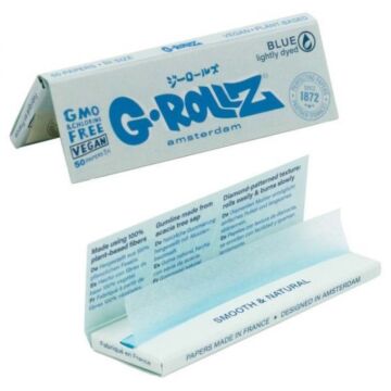 G-Rollz Lightly Dyed Blue Papers 1  1/4 