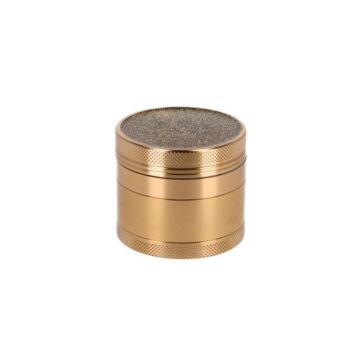 Grinder Aluminium Shiny Top Gold 4-Teilig