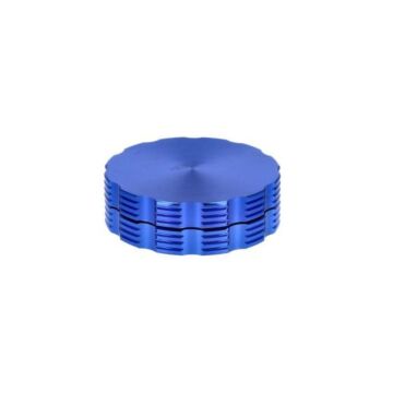 Grinder Aluminium Flower Blue 2-Teilig