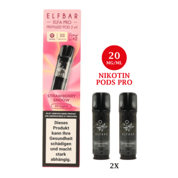 ELFBAR ELFA Pro Pods 20mg Strawberry Snoow