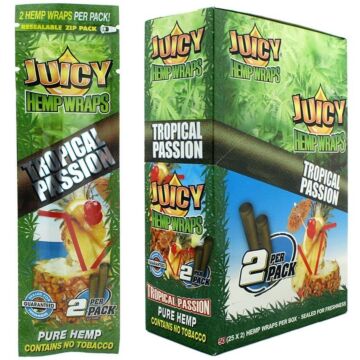 Juicy Hemp Wraps Tropical - Tropical Passion