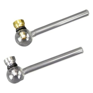 Purpfeife Gold-Chrom, Glas 