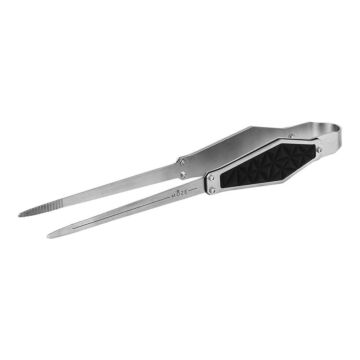 Kohlenzange Moze - Flare Silver