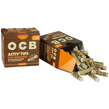 OCB Virgin Unbleached Aktivkohlefilter 