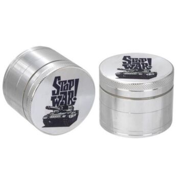 Grinder / Pollinator Aluminium - STOP WAR 2.0, 4-Teilig 50mm