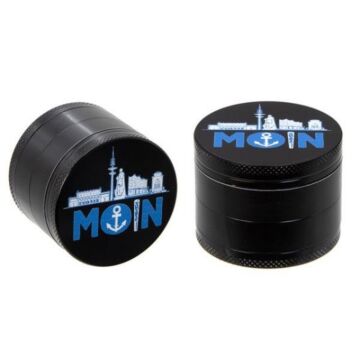 Grinder / Pollinator Aluminium - MOIN Schwarz 4-Teilig 50mm