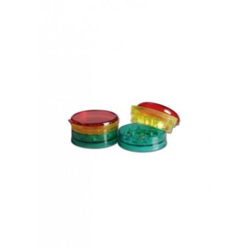 Mini Acrylgrinder Rasta 3-Teilig 42mm
