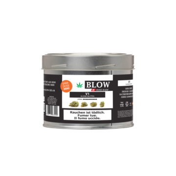 Kleine Blüten 10g V1 Schwarz Spardose