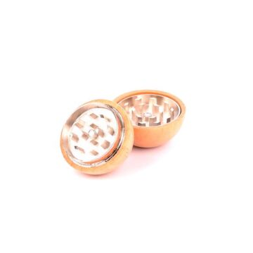 Grinder Woodsquare mit CNC Alugehäuse 2-Teilig Rund