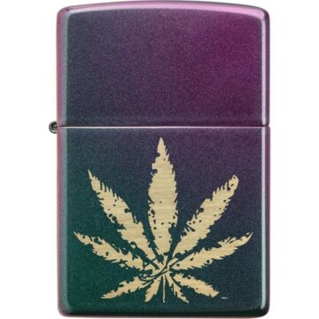 Zippo Feuerzeug - Iridescent Cannabis