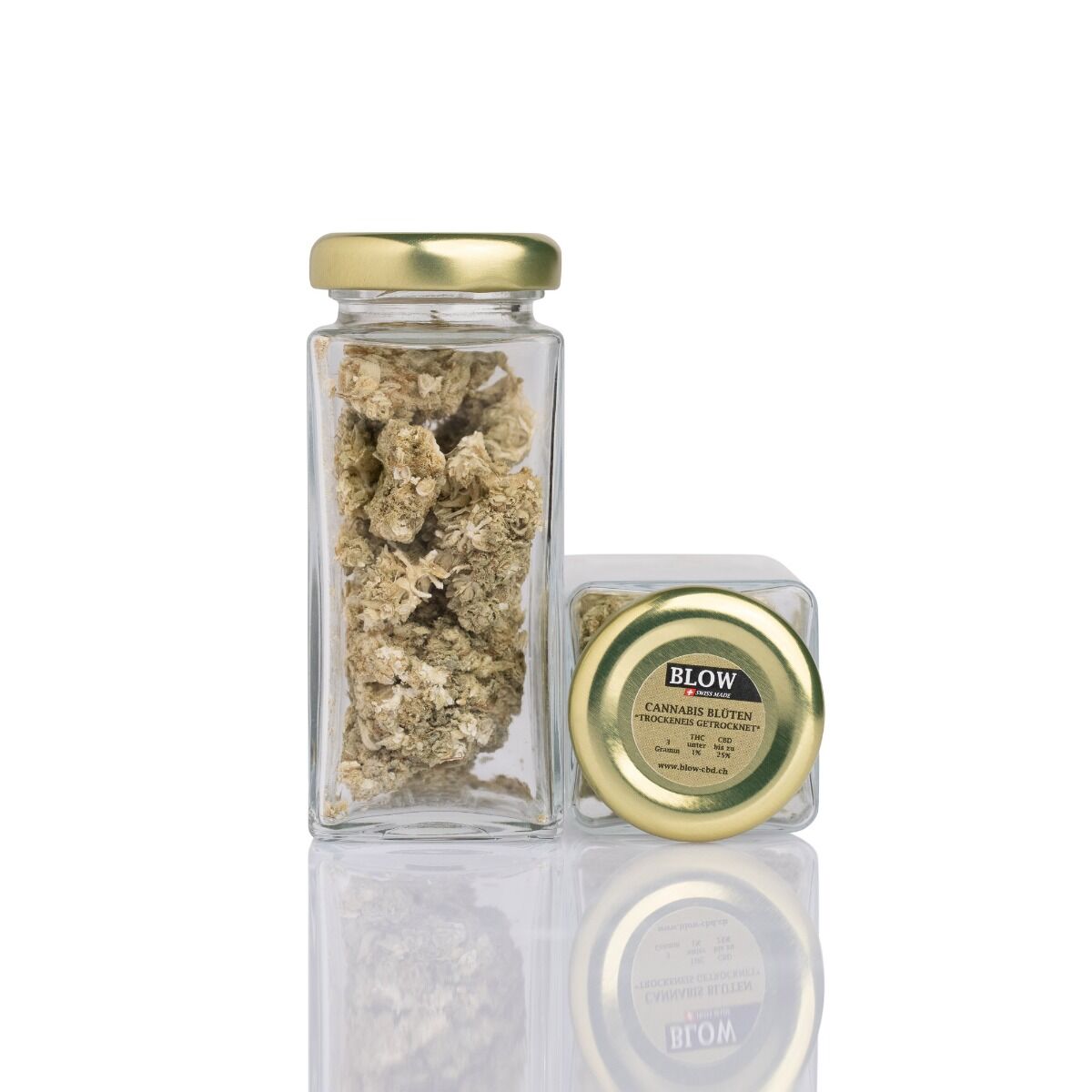 BLOW CBD Blüten 3g Gold Gefriergetrocknet Produktbild